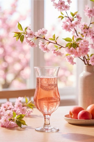 Lav Fiesta Cam Kokteyl Bardağı 6'lı 460 ml (Meşrubat/Smoothie /Milkshake/Soğuk Kahve Bardağı )