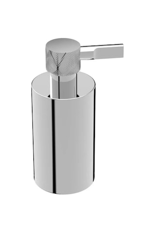 Sıvı Sabunluk, Silindir, Tezgah Üstü - Krom Krom