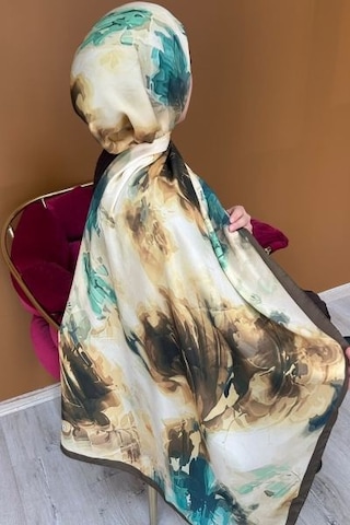 Mimiyum Perla Şal- Esinti Desen - Model 1 Çok Renkli