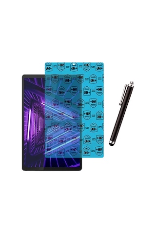 Samsung Galaxy Tab S6 Lite Sm P610 Uyumlu Şeffaf Kılıf Cam Kalem Set Arka Kapak