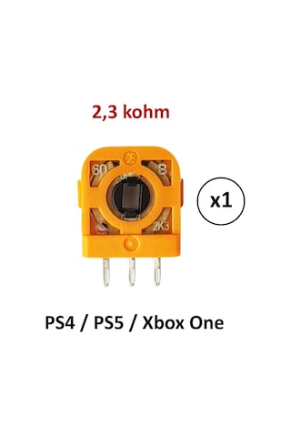Ps4 Ps5 Xbox One Mikro Direnç 2.3k Micro Switch Potans Turuncu 1 Adet
