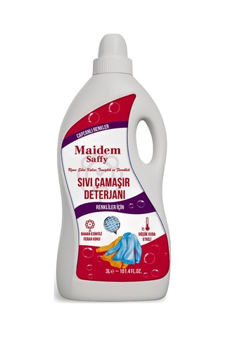 Maidem Saffy Sıvı Çamaşır Deterjanı Renkli 3 Litre 3 L
