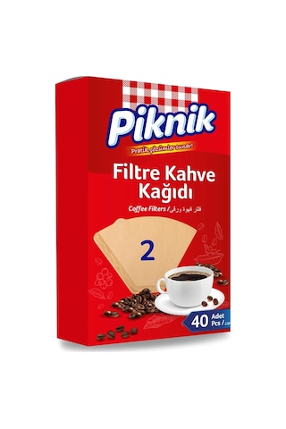 Piknik Kahve Filtre Kağidi 40&apos Li No:2