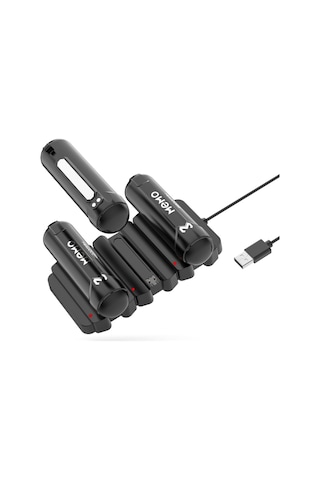 MEMO DL10 Telefon Soğutucu Fan Batarya Şarj Paneli + 2 Yedek Powerbank