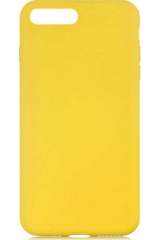Apple Uyumlu iPhone 8 Plus Kılıf Zore Lsr Lansman Kapak Sarı