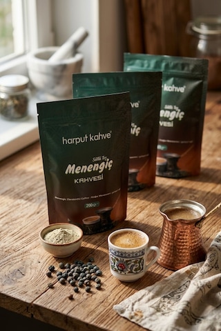 3'lü Ekonomik Paket Menengiç Kahvesi 3x200g Kafeinsiz Bitkisel Kahve Geleneksel Anadolu Lezzeti Diğer