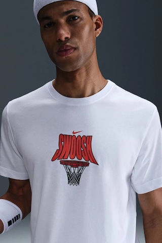 Nike Dri-fıt Tee Oc 3 Graphic White Tshirt Erkek Grafik Baskılı Tişört Beyaz