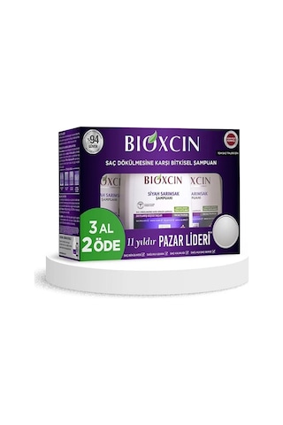 Bioxcin Siyah Sarımsak Şampuanı 3 x 300 ML