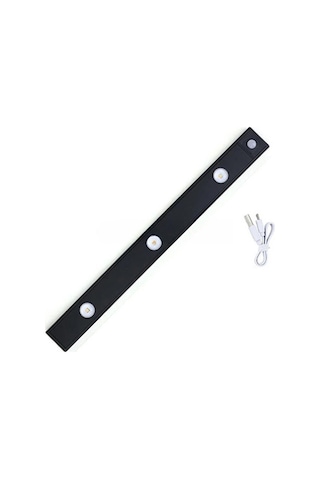 Ekim Aydınlatma Ct-2464 3w Bella Slim Cabinet Hareket Sensörlü Siyah Dimmerli Led Dolap Lambası Şık Ve Pratik T Siyah