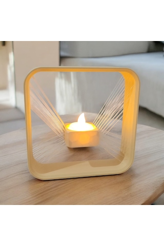 Havada Asılı Led Mumluk 3d Baskı Dekoratif Mumluk