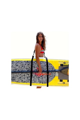 Elmpaly Siyah Ayarlanabilir Sörf Taşıma Askısı Pa Nylon Çok Amaçlı Sörf Aksesuarı