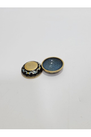 Antika Cloisonne Minyatür Kutu 4,4x2,6cm 069