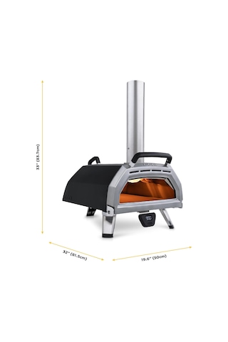 Karu 16 Açık Hava Pizza Fırını, Çeşitli Yakıt Türleri İle Çalışabilir, Taşınabilir Açık Hava Pizza Fırını İle Arka Bahçede Veya Ötesinde Pişir Çok Renkli