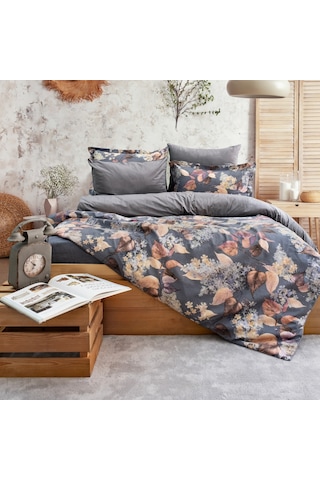 Schafer Home Premium Comfort Çift Kişilik Nevresim Takımı 6 Parça-gri