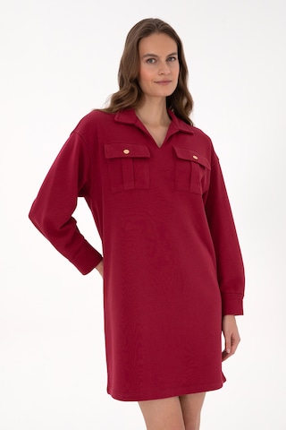 U.s. Polo Assn. Kadın Elbise Örme 50318191-vr104 Koyu Frambuaz/dark Raspberry