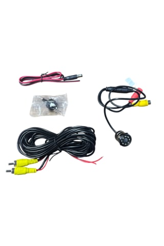 Araç Kamera Ön Veya Arka Tampon İçin Işıklı 18.5mm Çevrilebilir Gece Görüşlü Sc4