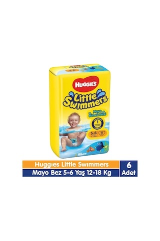 Huggies Little Swimmers Mayo Bebek Bezi 5-6 Yaş 11x6 66 Adet 5 - 6 Numara