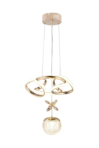 Helezyon Papatya Modern Sarkıt Salon Avize Çok Renkli