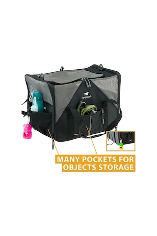 Ferplast Voyager 350 Kumaş Taşıma Çantası - Siyah Max.15kg 45cm