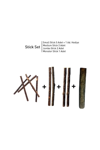 Stick Paketi Doğal Kedi Çiğneme Çubuğu Kedi Oyuncağı 10 Stick