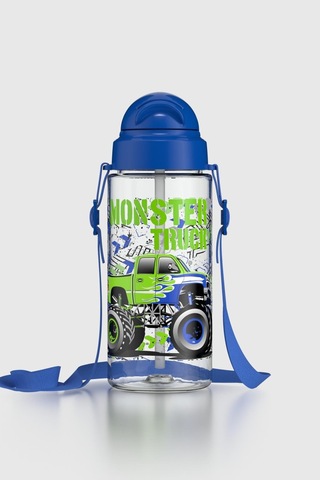 Renga Leya Monster Truck Desenli Pp Çocuk Beslenme Kabı Ve Suluk Seti 192013 Mavi Mavi