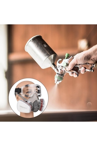 Trendooze Yüz Yarım Solunum Parçası Maskesi Jms Gaz Cihazı 6200 Pw