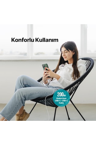 Ttec Super Şarj Pd/qc 65w 2mt Type C Şarj Kablosu Samsung Uyumlu Huawei Apple Uyumlu iPhone 15 15 Pro Max Şarj Kablo 480mbps Desen - Ben10