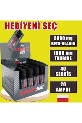 Olimp R-Weiler Shot 20 Adet 40 Servis Portakal Pre-Workout