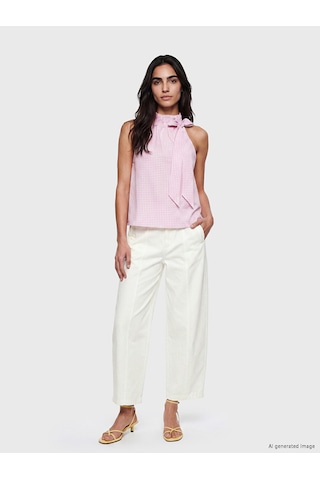 Lcw Vision Ekru Loose Fit Kadın Pantolon