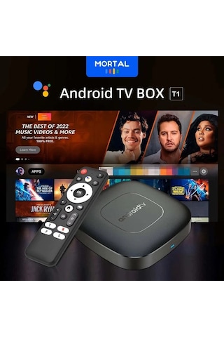 Mortal T1.android Tv Box 2gb Ram -16 Gb Hafıza Android 12 Tvbox 4887