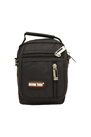 Seventeen 3450 Polyester Kumaş, Omuz Askılı, Kulplu, Erkek Portföy Çanta Siyah