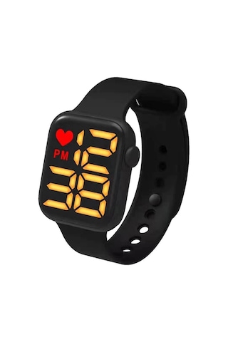 Tenfowee Xr4563 Led Elektronik Spor Saati - 50m Su Geçirmez, Gece Işığı, Tarih-ay Gösterimi, 24 Saat Ve Uzun Pil Ömrü - Siyah