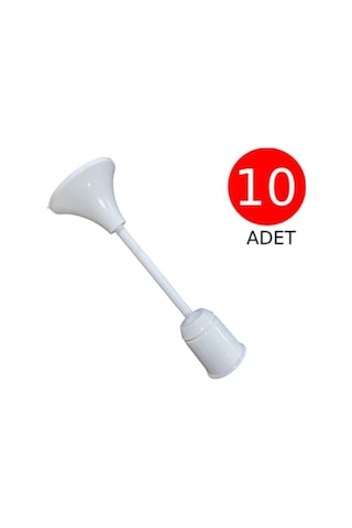 E27 Duy Porselen Asma Takımı Tij Takımı 10 Adet