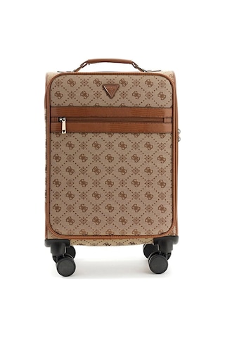 Guess Melinda Logo Unisex Kabin Boy Valiz Twlp9902983 Kahverengi