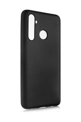 Realme 5 Pro Kılıf Esnek Yapılı İnce Slim Silikon Kapak Ryc/premier Siyah