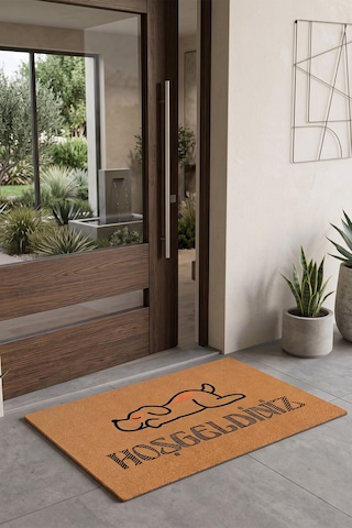 Villadia Home Textile Kapı Önü Paspası Kaymaz Taban Dekoratif Paspas Ev Giriş Antre İç Ve Dış Mekan Paspası 45x70 Cm 22ypycoco