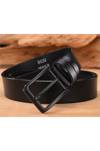 Deribond Hakiki Deri Erkek Kemer Kot Pant. Için (386732247)