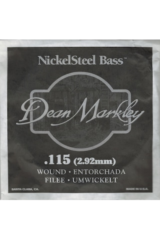 Dean Markley Nickel Steel Bass .115 Bas Gitar Tek Tel