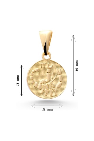 Sefa Gold 14 Ayar Altın Akrep Burcu Kolye Ucu