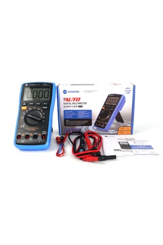 Dt-17n True Rms Otomatik Dijital Multimetre 1000v/10a, Sıcaklık Ölçümlü, Elektronik Ve Telefon Tamiri İçin