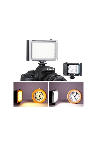 112 Led Video Light Sürekli Işık 3200-5500k 11 Watt Dv Kamera Dslr Canon Nikon Sony Fujifilm Olympus