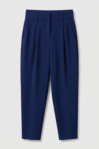Sateen Talia Havuç Pantolon - Lacivert-137380