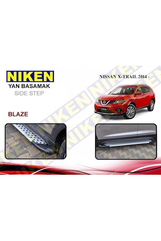 Nissan X-trail Yan Basamak Koruma 2014 Sonrası Lüx Tip Noktalı