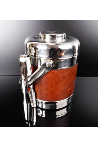 Perlotus Çift Duvarlı Cidarlı Çelik 1.2 L Buz Kovası Beyaz