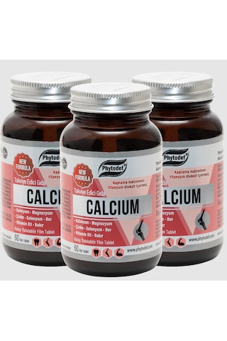 Phytodef Kalsiyum Magnezyum Çinko 3 x 60 Tablet