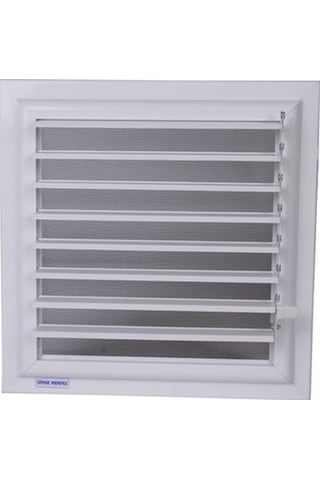 Banyo-Wc Havalandırma Menfezi 55X55 Beyaz