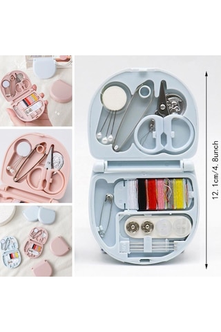 Büro Ev Ofis Seyahat İçin Mini Çanta İçi Taşınır Tip Kolay Dikiş Seti