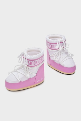 Moon Boot Kadın Kar Botu 80d1409340 Jb05 Pembe-beyaz Beyaz - Pembe