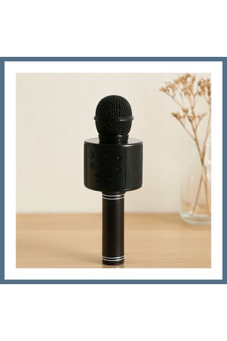 Buradabulabilirsin Kablosuz Karaoke Mikrofon Hoparlör Usb/tf/aux, 800mah Bbz