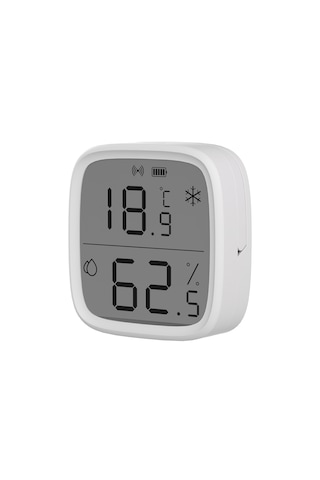 Sonoff SNZB-02D ZigBee LCD Ekranlı Akıllı Sıcaklık ve Nem Sensörü